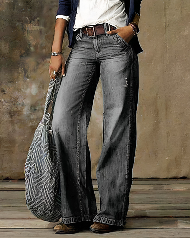 Luna | Dames Jeans | Vintage High-Waisted Design