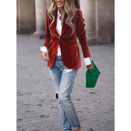 Odile | Dames Blazer | Vintage Fit met Gespsluiting