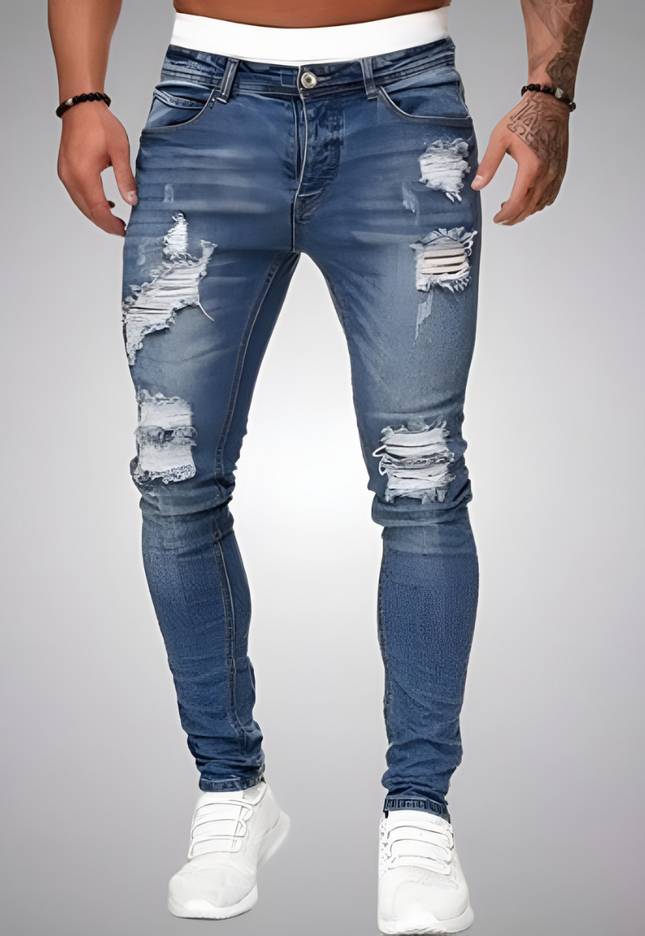 Dirk | Heren Jeans | Slim Fit Ripped