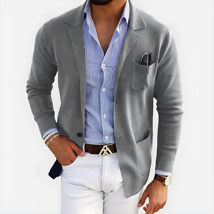 Haico | Heren Blazer | Reverskraag met Knopzakken en Volledige Mouwen