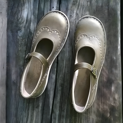Madeline | Dames Mary Jane Schoenen | Vintage Stijl met Brogue-Details