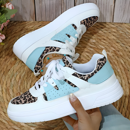 Brielle | Dames Sneakers | Panterprint en Comfortabele Pasvorm