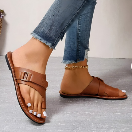 Kassandra | Dames Sandalen | Verstelbare Anti-Hallux Ondersteuning