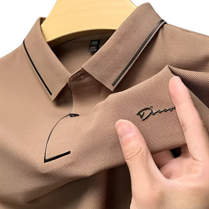 Niels | Heren Poloshirt | Korte Mouwen & Opvallende Strassdetails