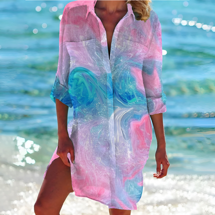 Giselle | Dames Zomershirt | Losse Pasvorm & Bloemenprint