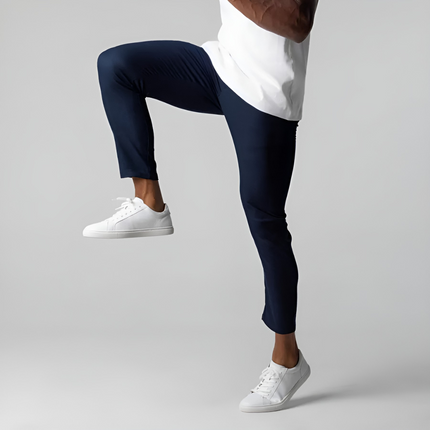 Twan | Heren Chino Broek | Slim Fit met Elastische Tailleband