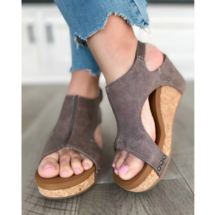 Esmee | Dames Sandalen | Vegan PU-Lederen Design met Ergonomisch Voetbed