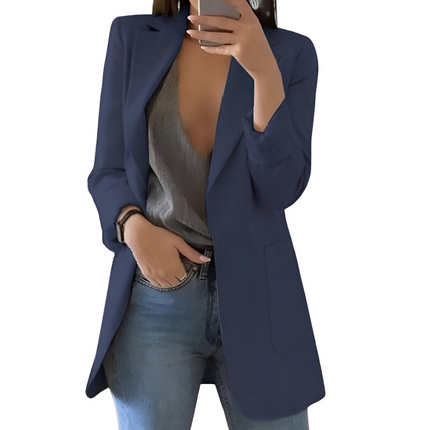 Yenthe | Dames Blazer | Lange Pasvorm & Open Front