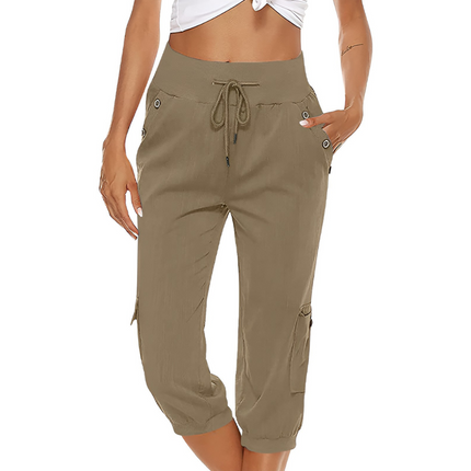 Jorien | Dames Cargo Broek | Elastische Enkel & Meerdere Zakken
