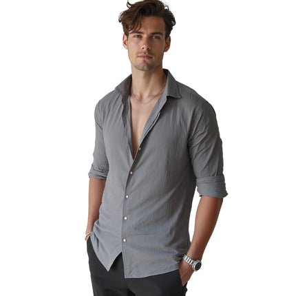 Zeger | Heren Zomerhemd | Ademend met Knoopsluiting