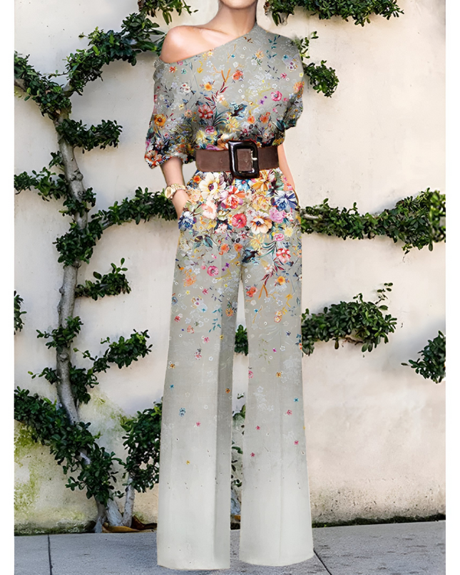 Quirine | Dames Jumpsuit | Relaxte Pasvorm Luchtig
