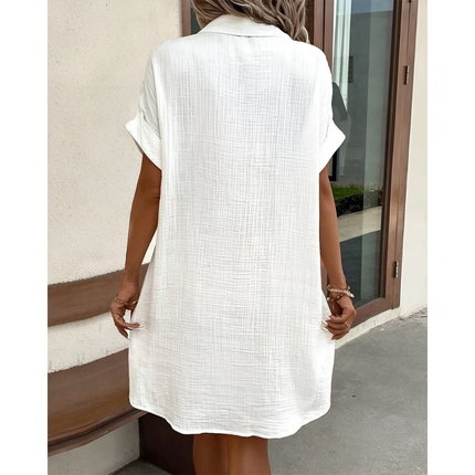 Linde | Dames Hemdjurk | Getailleerd Model & Ademend Design