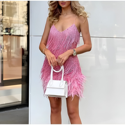 Jessamy | Dames Cocktailjurk | Getailleerd Model met Elegante Halslijn