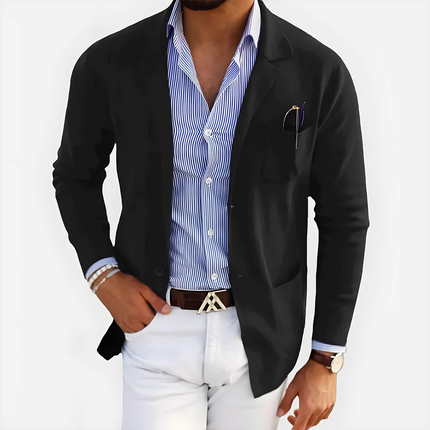 Haico | Heren Blazer | Reverskraag met Knopzakken en Volledige Mouwen