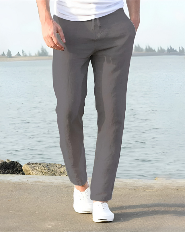 Vincent | Heren Linnen Broek | Ademend en Comfortabel voor Zomerdagen