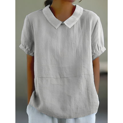 Tessa | Dames Blouse | Geraffte Mouwen en Ademend Design