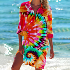 Oranje tie-dye