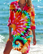 Oranje tie-dye