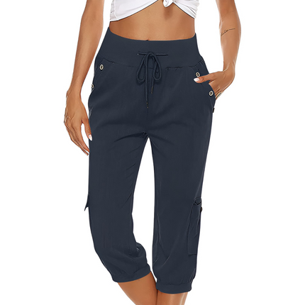 Jorien | Dames Cargo Broek | Elastische Enkel & Meerdere Zakken