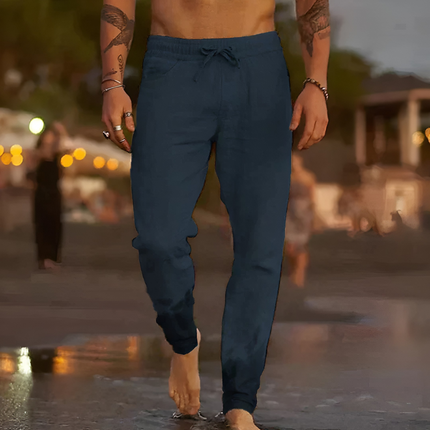 Gerben | Heren Linnen Broek | Luchtig en Comfortabel Casual Design