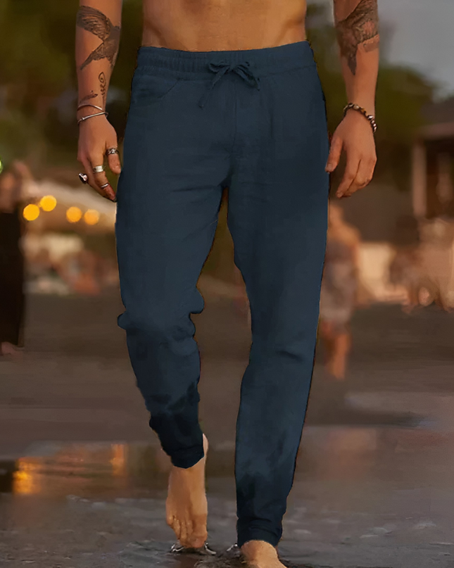 Gerben | Heren Linnen Broek | Luchtig en Comfortabel Casual Design
