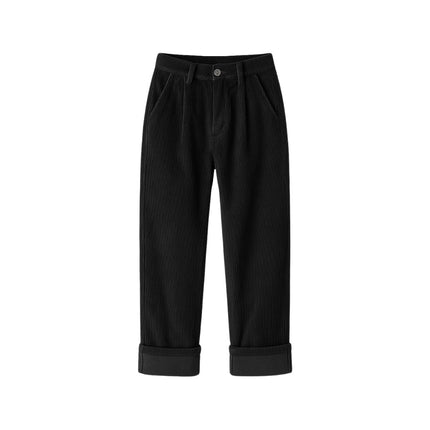 Fenna | Dames Corduroy Broek | Hoge Taille & Elastische Band