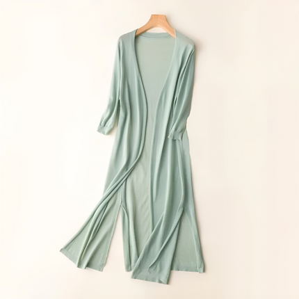 Odilia | Dames Cardigan | Lange Losvallende Pasvorm