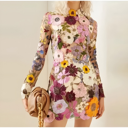 Annelies | Dames Jurk | Handgemaakt met Bloemenprint