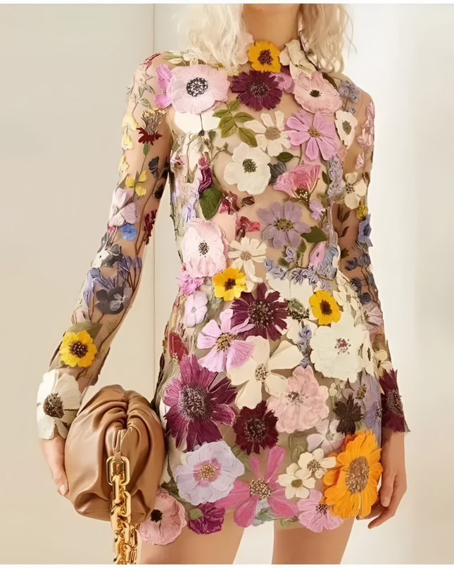 Annelies | Dames Jurk | Handgemaakt met Bloemenprint