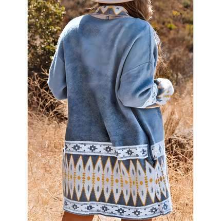 Theonie | Dames Vest | Met Aztekenprint