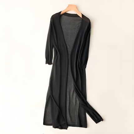 Odilia | Dames Cardigan | Lange Losvallende Pasvorm