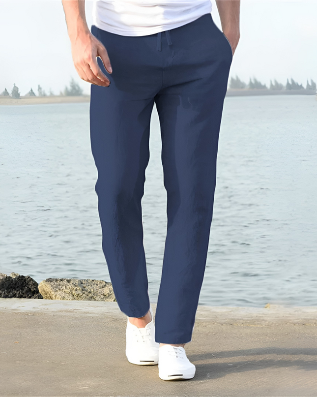 Vincent | Heren Linnen Broek | Ademend en Comfortabel voor Zomerdagen