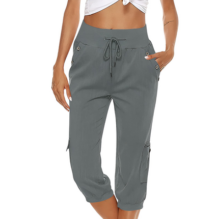 Jorien | Dames Cargo Broek | Elastische Enkel & Meerdere Zakken