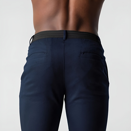 Twan | Heren Chino Broek | Slim Fit met Elastische Tailleband