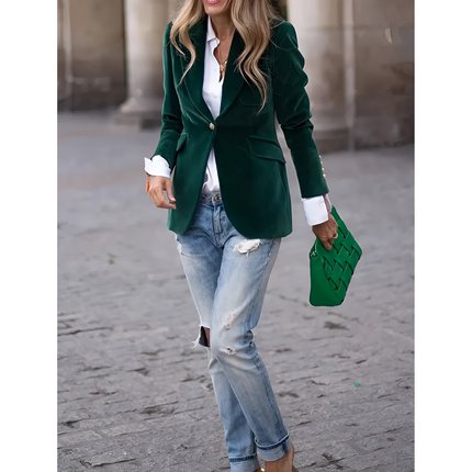 Odile | Dames Blazer | Vintage Fit met Gespsluiting