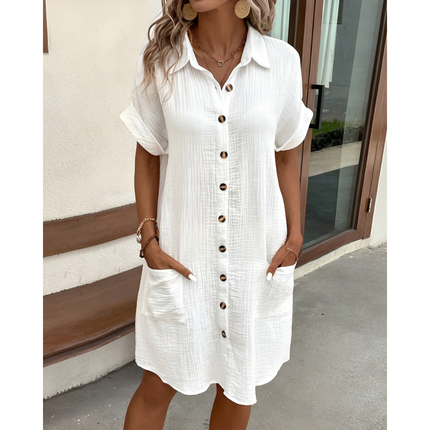 Linde | Dames Hemdjurk | Getailleerd Model & Ademend Design