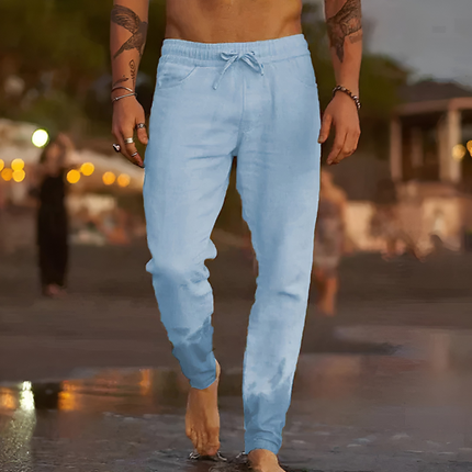 Gerben | Heren Linnen Broek | Luchtig en Comfortabel Casual Design