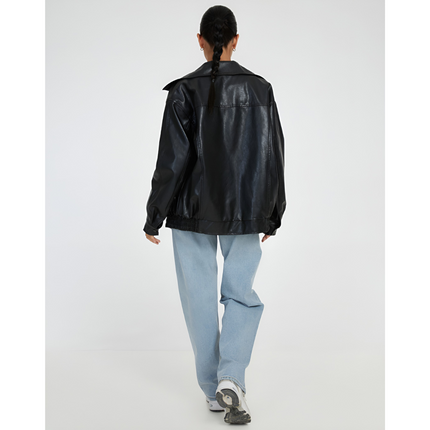 Noor | Dames Jas | Losse Pasvorm & Tijdloos Bikerdesign