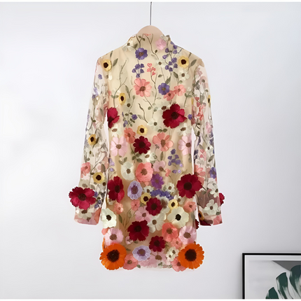 Annelies | Dames Jurk | Handgemaakt met Bloemenprint