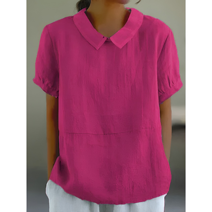 Tessa | Dames Blouse | Geraffte Mouwen en Ademend Design