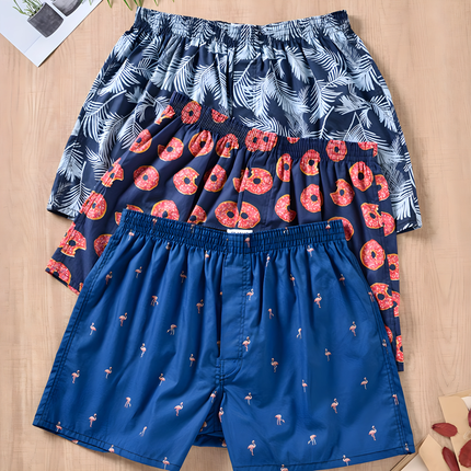 Steyn | Heren Boxershorts | Set Van 3 Met Print