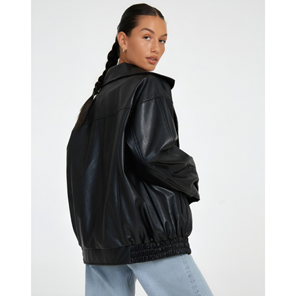 Noor | Dames Jas | Losse Pasvorm & Tijdloos Bikerdesign