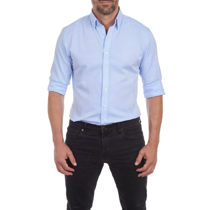 Peter Heren Overhemd Celoura-Boutique  Slim Fit met Verborgen Rits