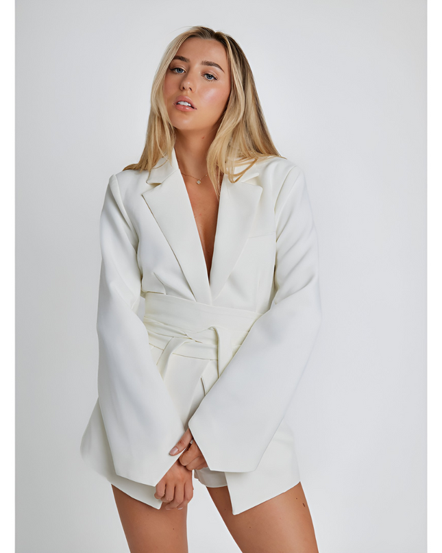 Wanda | Dames Blazer | Getailleerd met Ceintuur