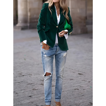Odile | Dames Blazer | Vintage Fit met Gespsluiting
