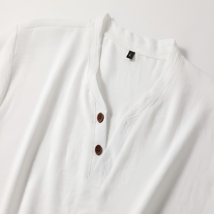 Kees | Heren Shirt | V-Hals Slim-Fit Pasvorm