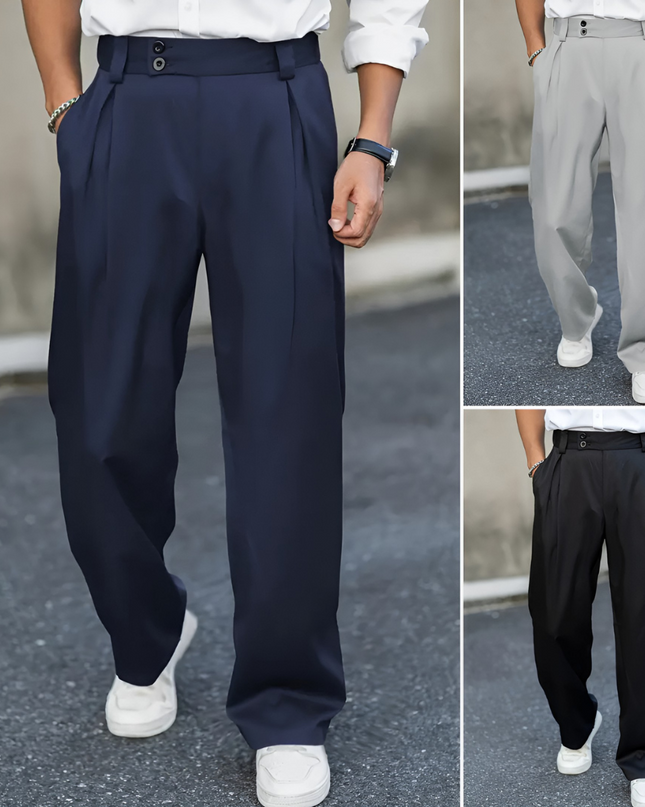 Dorian | Heren Broek | Losse Pasvorm met Veelzijdig Design