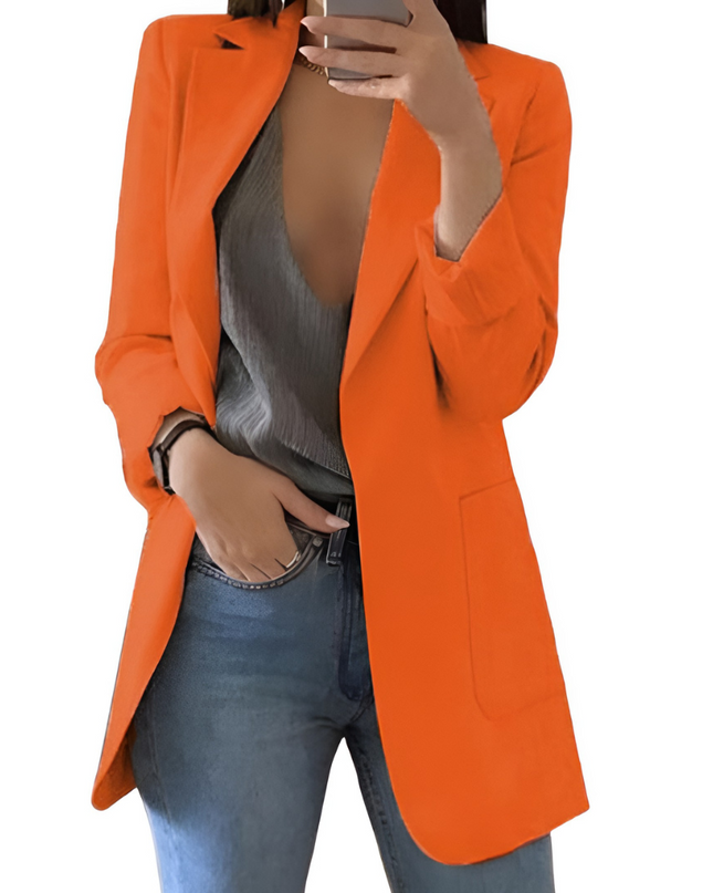 Yenthe | Dames Blazer | Lange Pasvorm & Open Front