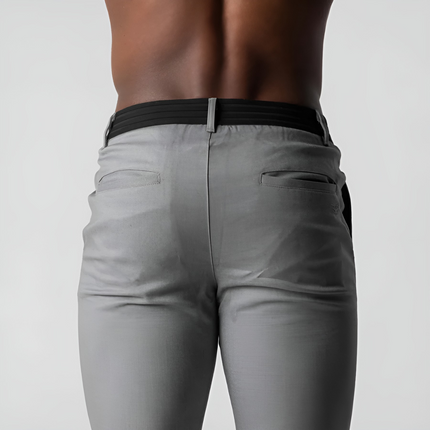 Twan | Heren Chino Broek | Slim Fit met Elastische Tailleband