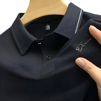 Niels | Heren Poloshirt | Korte Mouwen & Opvallende Strassdetails